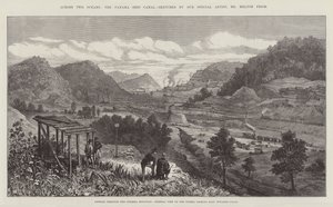 Across Two Oceans, the Panama Ship Canal by Melton Prior